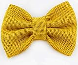 Algopix Similar Product 5 - Yellow bow  burlap bow  yellow