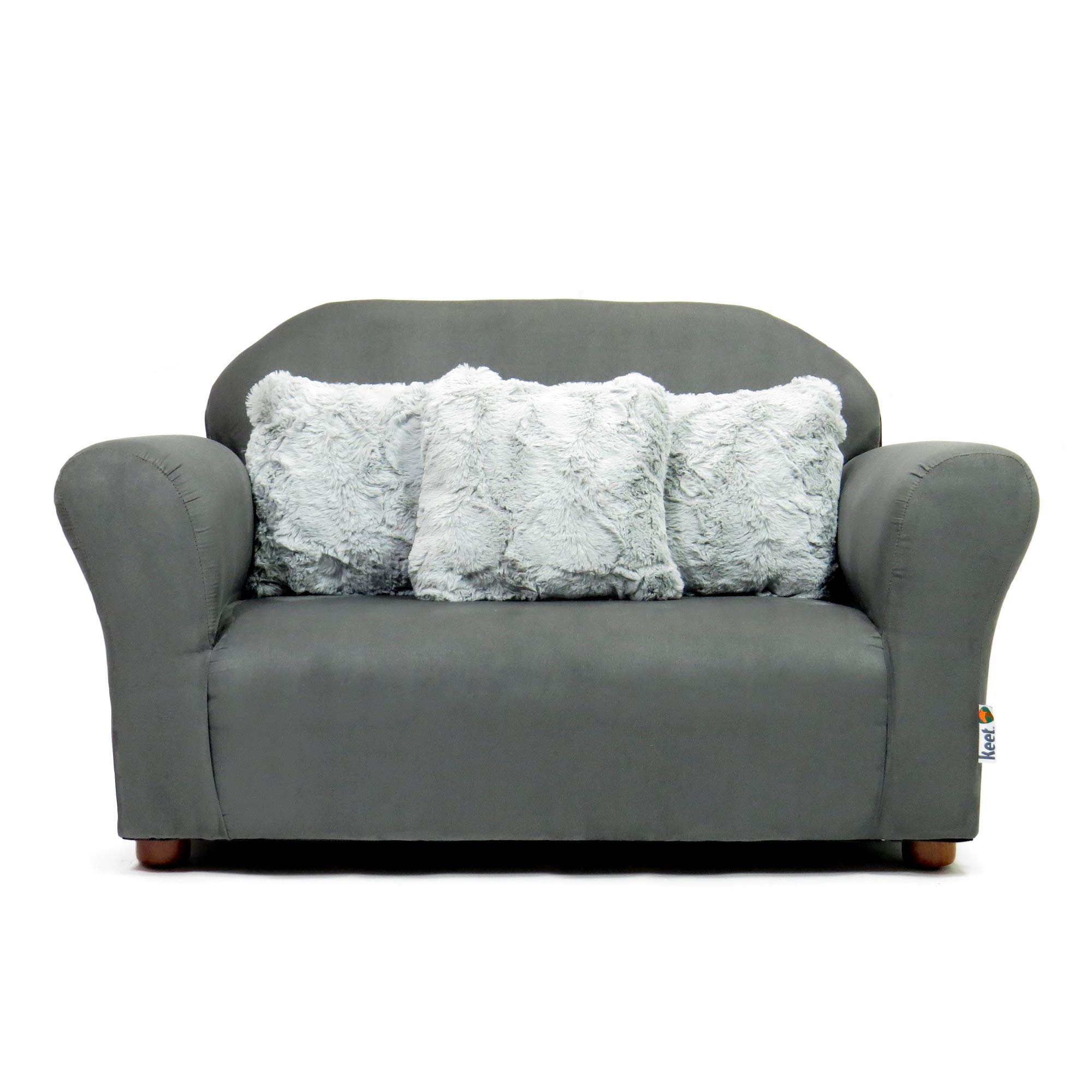 Algopix Similar Product 8 - Keet Plush Childrens Sofa with Accent