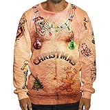 Algopix Similar Product 5 - Mens Funny Sweatshirt Christmas Sweater
