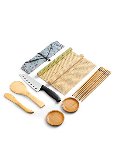 Algopix Similar Product 15 - Bamboo Sushi Kit 2 Rolling Mats 4