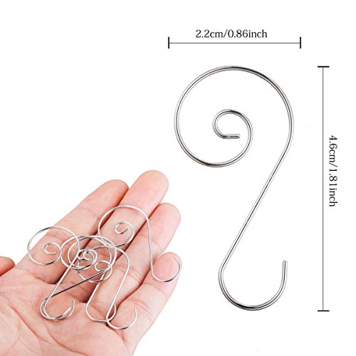 Algopix Similar Product 5 - MELLIEX 120pcs Christmas Ornament Hooks
