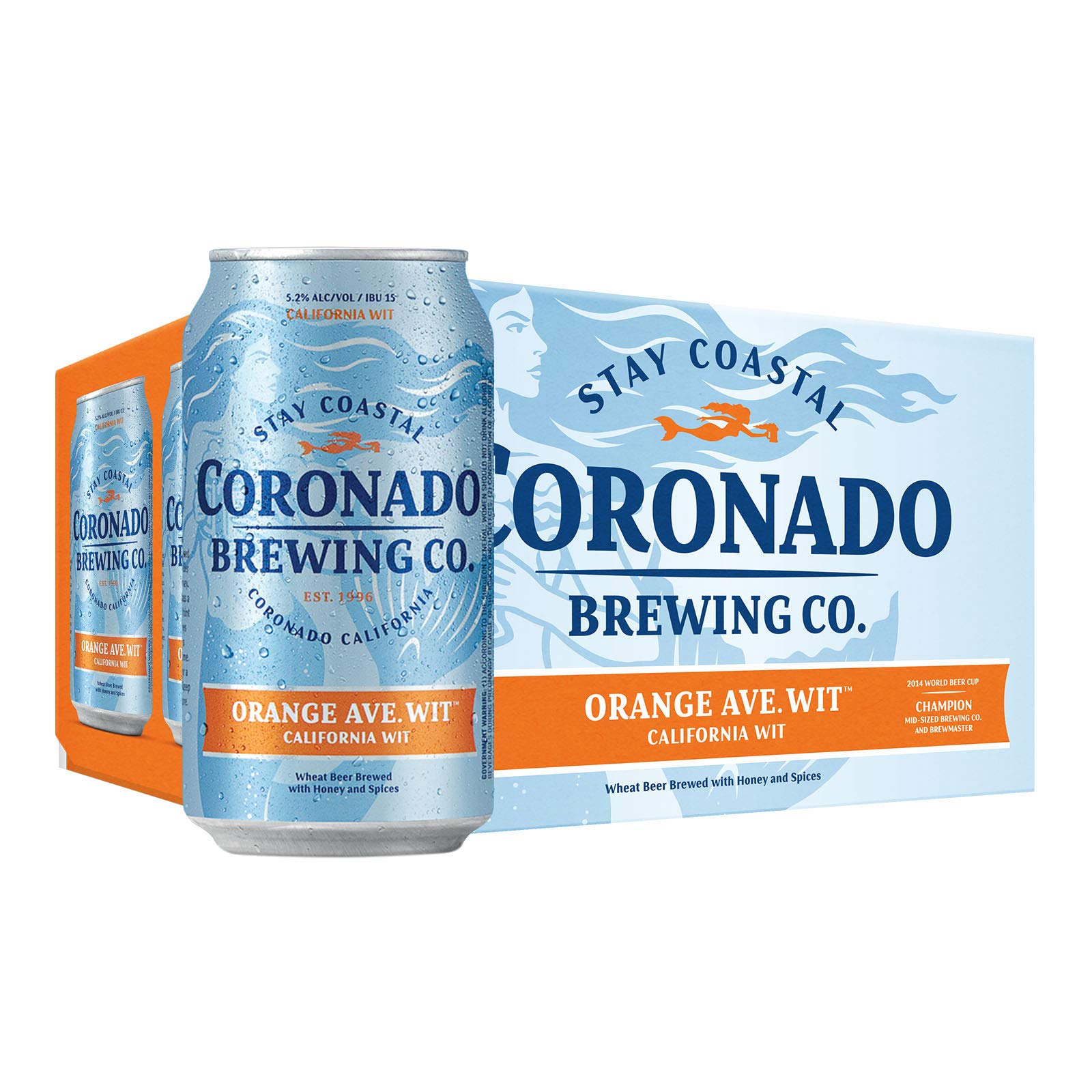 Algopix Similar Product 9 - CORONADO BREWING Orange Avenue Wit 6pk