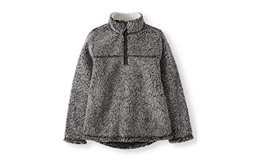 Algopix Similar Product 1 - Wonder Nation Girls Quarter Zip Sherpa
