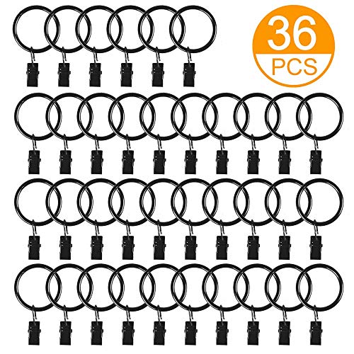 Algopix Similar Product 17 - AJSPOW 36PCS Shower Curtain with Clips