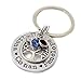 Algopix Similar Product 12 - Family Tree Birthstone Keychain 