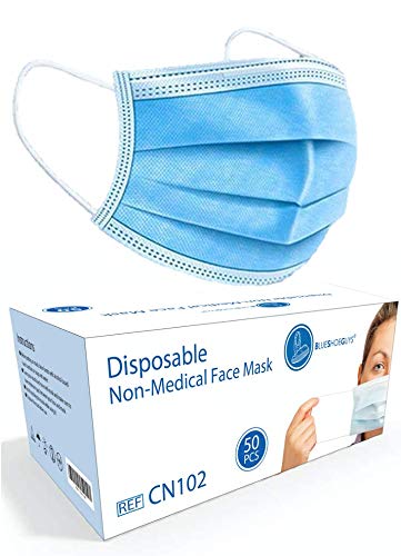 Algopix Similar Product 16 - Blue Shoe Guys Face Mask Disposable for