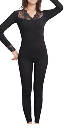 Algopix Similar Product 18 - LSNOW Thermal Underwear Sets  Womens