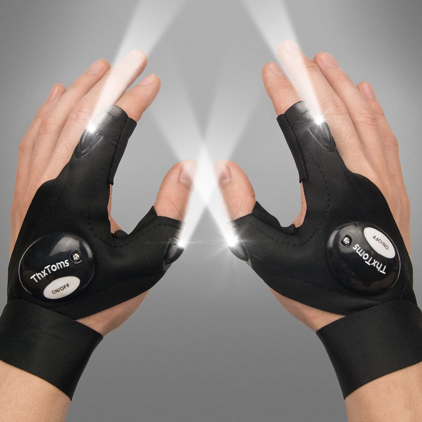 Algopix Similar Product 16 - ThxToms LED Flashlight GlovesStocking