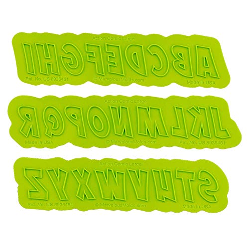 Algopix Similar Product 7 - Marvelous Molds Flexabet Silicone Mold