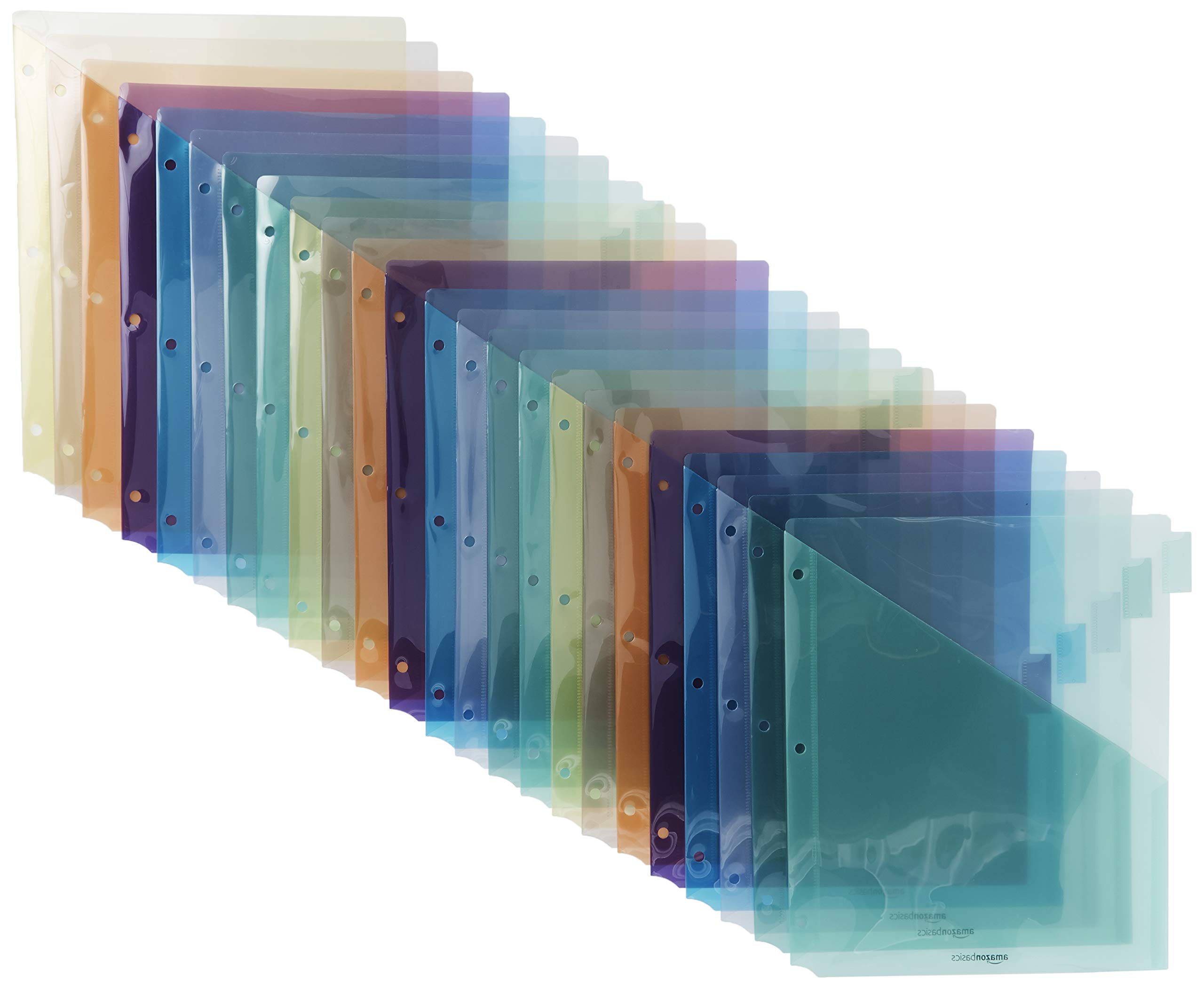 Algopix Similar Product 10 - Amazon Basics Two Pocket Plastic