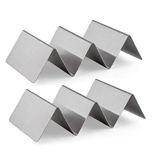 Algopix Similar Product 7 - Zenn Stainless Steel Taco Holder Taco