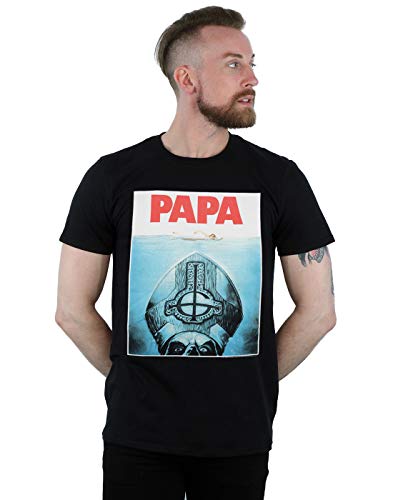 Algopix Similar Product 17 - Ghost Mens Papa Jaws TShirt Black