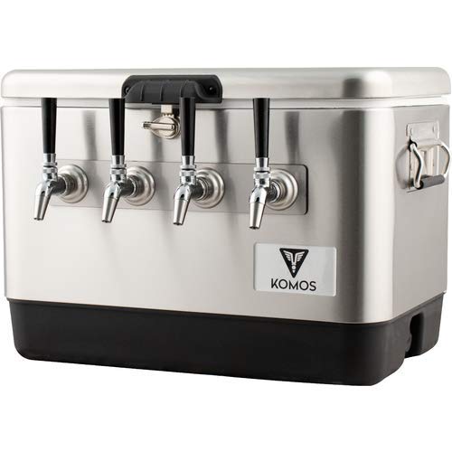 Algopix Similar Product 19 - Komos 4 Tap Stainless Steel Draft Box