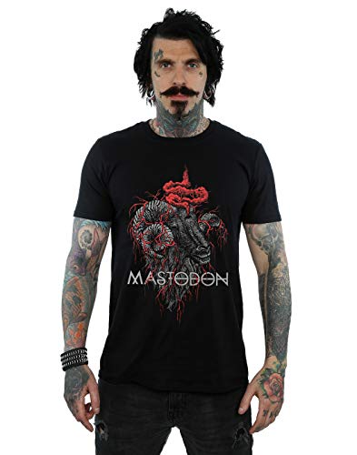 Algopix Similar Product 20 - Mastodon Mens Rams Head Colour TShirt