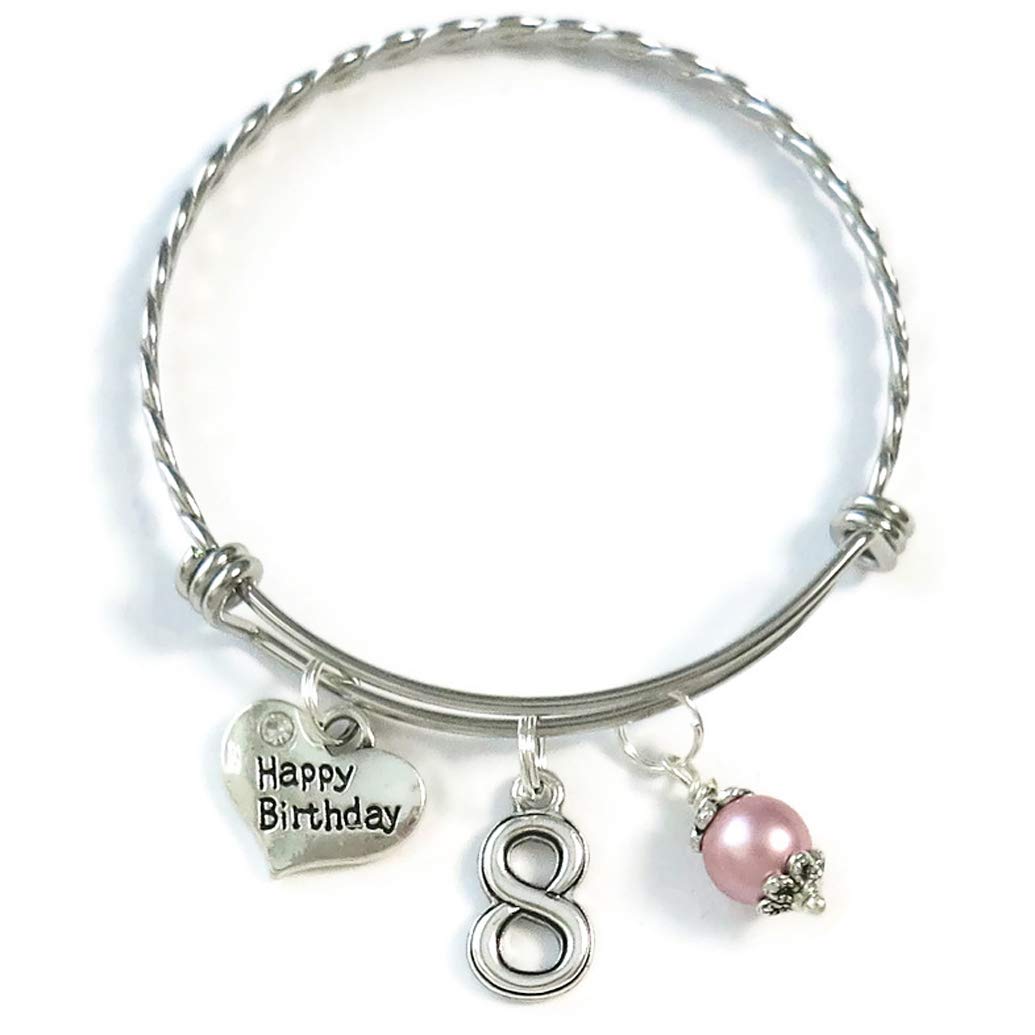 Algopix Similar Product 9 - 8th BIRTHDAY Bracelet 8th Birthday