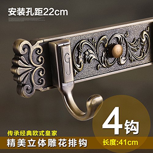 Algopix Similar Product 2 - LHbox Tap Retro Golden Row of Coat Hook