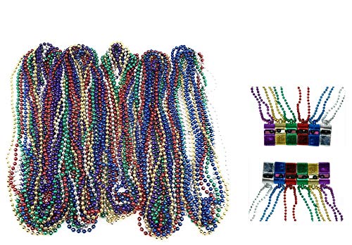 Algopix Similar Product 10 - 72 Necklace 33 inch 07mm Metallic Multi