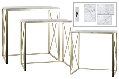 Algopix Similar Product 3 - Benjara Benzara Metal Nesting Console