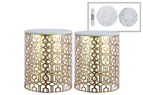 Algopix Similar Product 14 - Benzara BM182006 Patterned Metal
