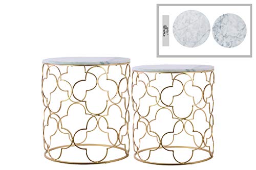 Algopix Similar Product 18 - Benjara Benzara Metal Nesting Table