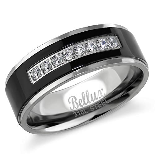 Algopix Similar Product 2 - Bellux Style Mens Wedding Ring