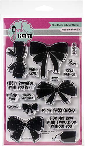 Algopix Similar Product 5 - Pink & Main Clear Stamps 4"X6"-Bowtiful