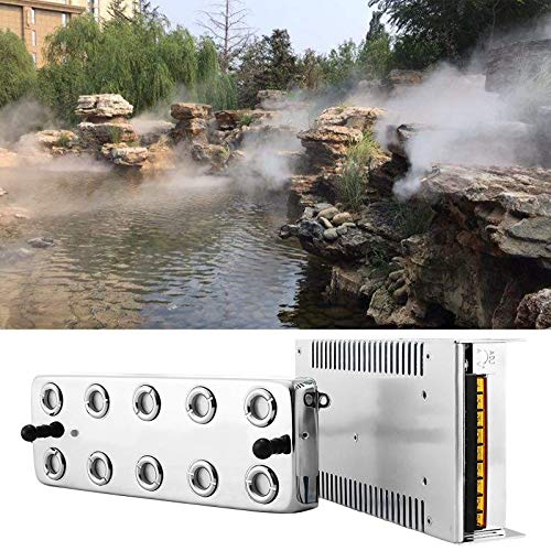 Algopix Similar Product 18 - VEVOR 10 Head Ultrasonic Mist Maker