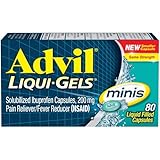 Algopix Similar Product 8 - Advil LiquidGels Minis 80 Ct Pack of