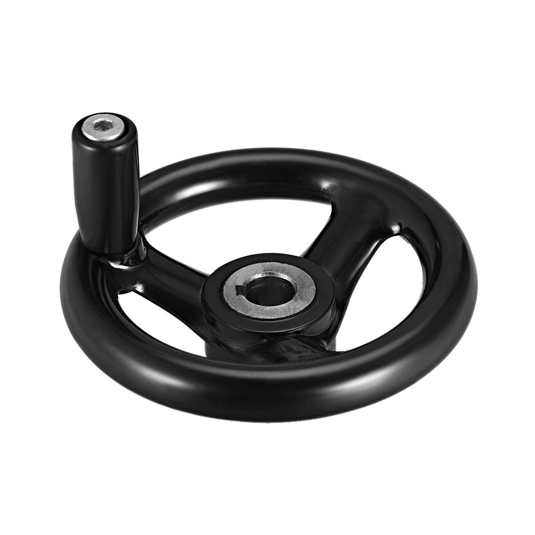 Algopix Similar Product 7 - uxcell Hand Wheel 100mm Diameter 12mm