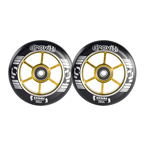 Algopix Similar Product 4 - GRAVITI 100mm Pro Stunt Scooter Wheels