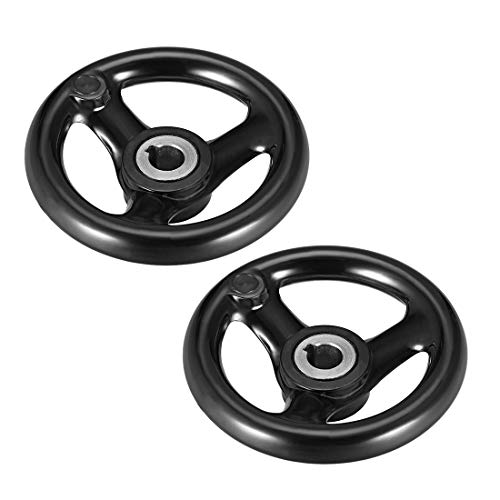 Algopix Similar Product 3 - uxcell Hand Wheel 100mm Diameter 12mm