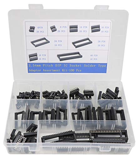 Algopix Similar Product 2 - 100Pcs 254mm Pitch Dual Row DIP IC
