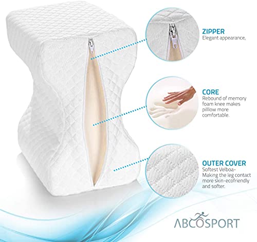 Algopix Similar Product 13 - Abco Tech Memory Foam Knee Pillow Leg