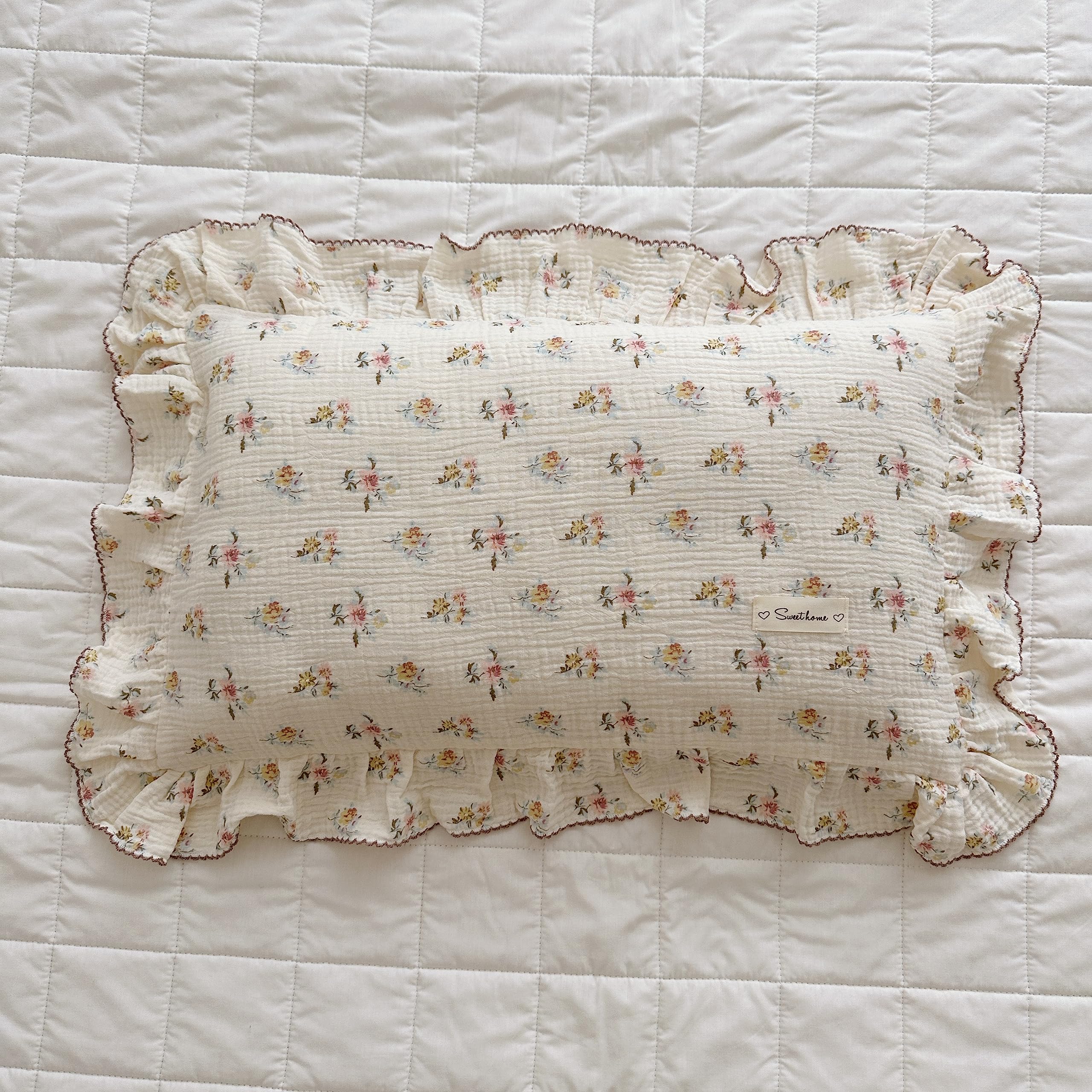 Algopix Similar Product 13 - BuLuTu Cotton Bed Pillowcases Set of 2