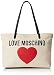 Algopix Similar Product 7 - Love Moschino Borsa Canvas E Pebble Pu