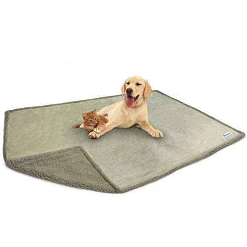 Algopix Similar Product 12 - PetAmi Waterproof Dog Blanket for Bed