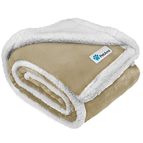 Algopix Similar Product 9 - PetAmi Dog Blanket Sherpa Dog Blanket