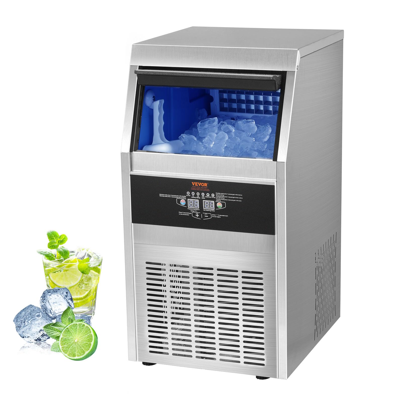 Algopix Similar Product 11 - VEVOR Commercial Ice Maker Machine
