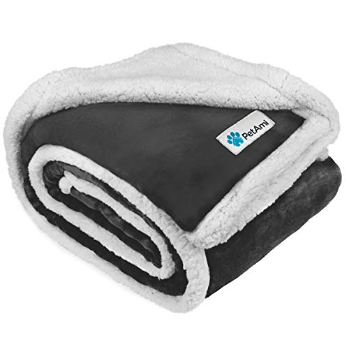 Algopix Similar Product 6 - PetAmi Dog Blanket Sherpa Dog Blanket