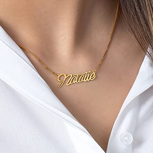 Algopix Similar Product 13 - Name necklace personalized custom