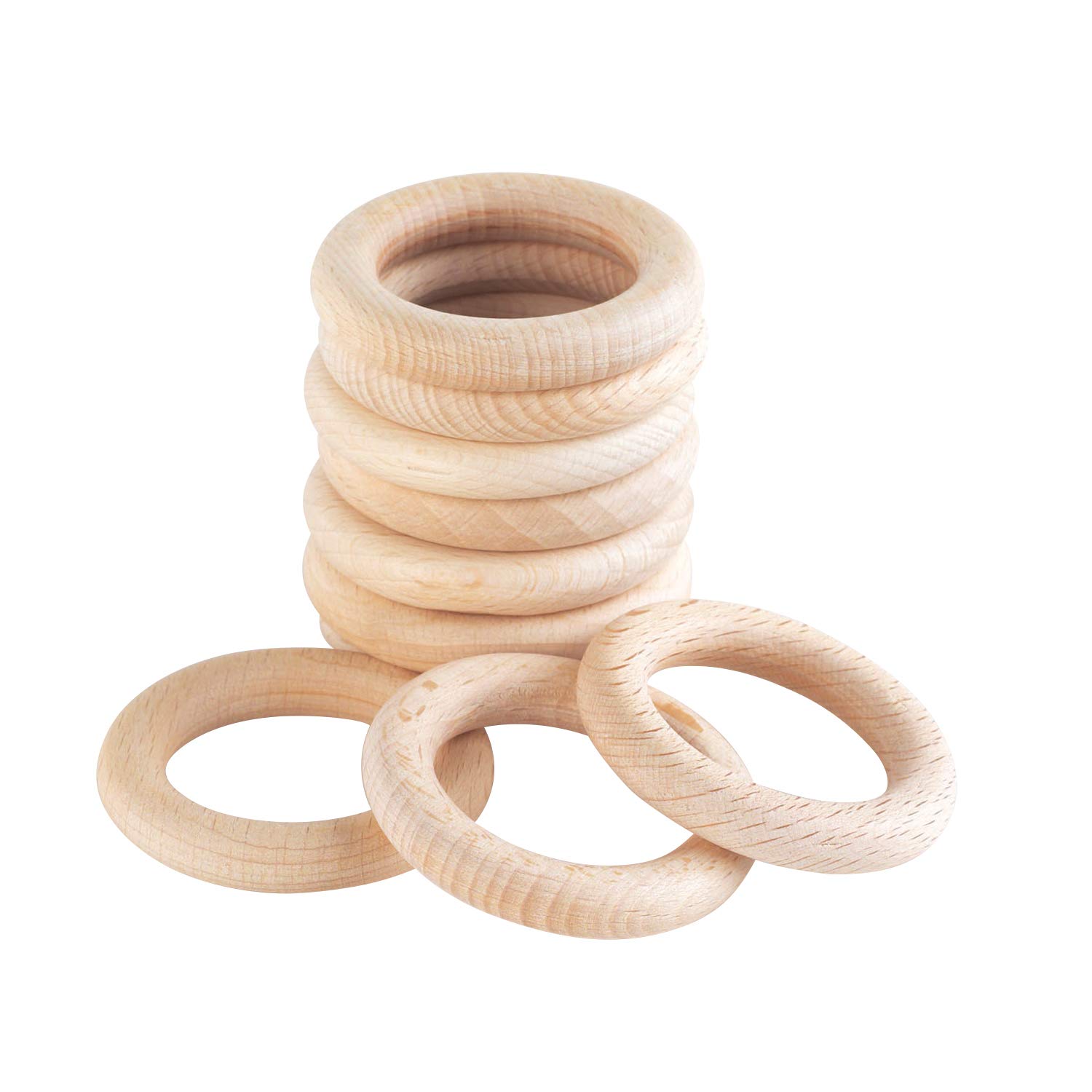 Algopix Similar Product 14 - TickiT 73915 Small Wooden Rings  Set