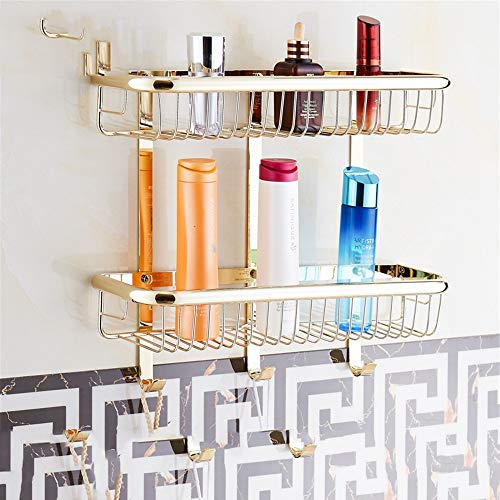 Algopix Similar Product 12 - TYSPJ Fine Copper Bathroom Shelf