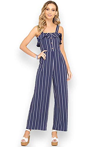 Algopix Similar Product 1 - She  Sky Womens Navy Cami Striped