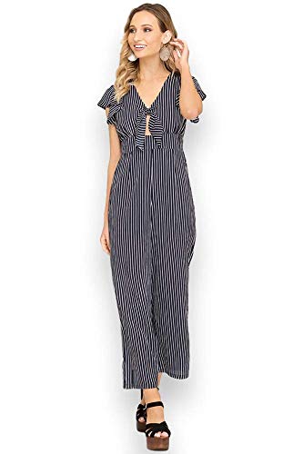 Algopix Similar Product 16 - She  Sky Navy Short Sleeve Striped