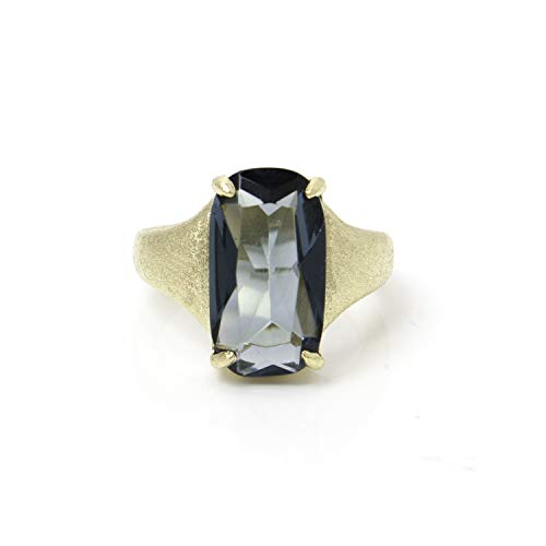 Algopix Similar Product 11 - Rivka Friedman Denim Blue Cocktail Ring