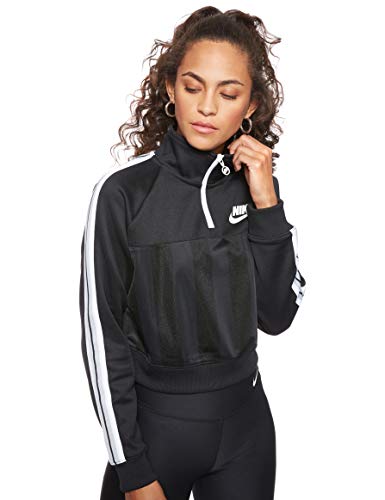 Algopix Similar Product 11 - Nike Women's Sportswear LS Half-Zip Top