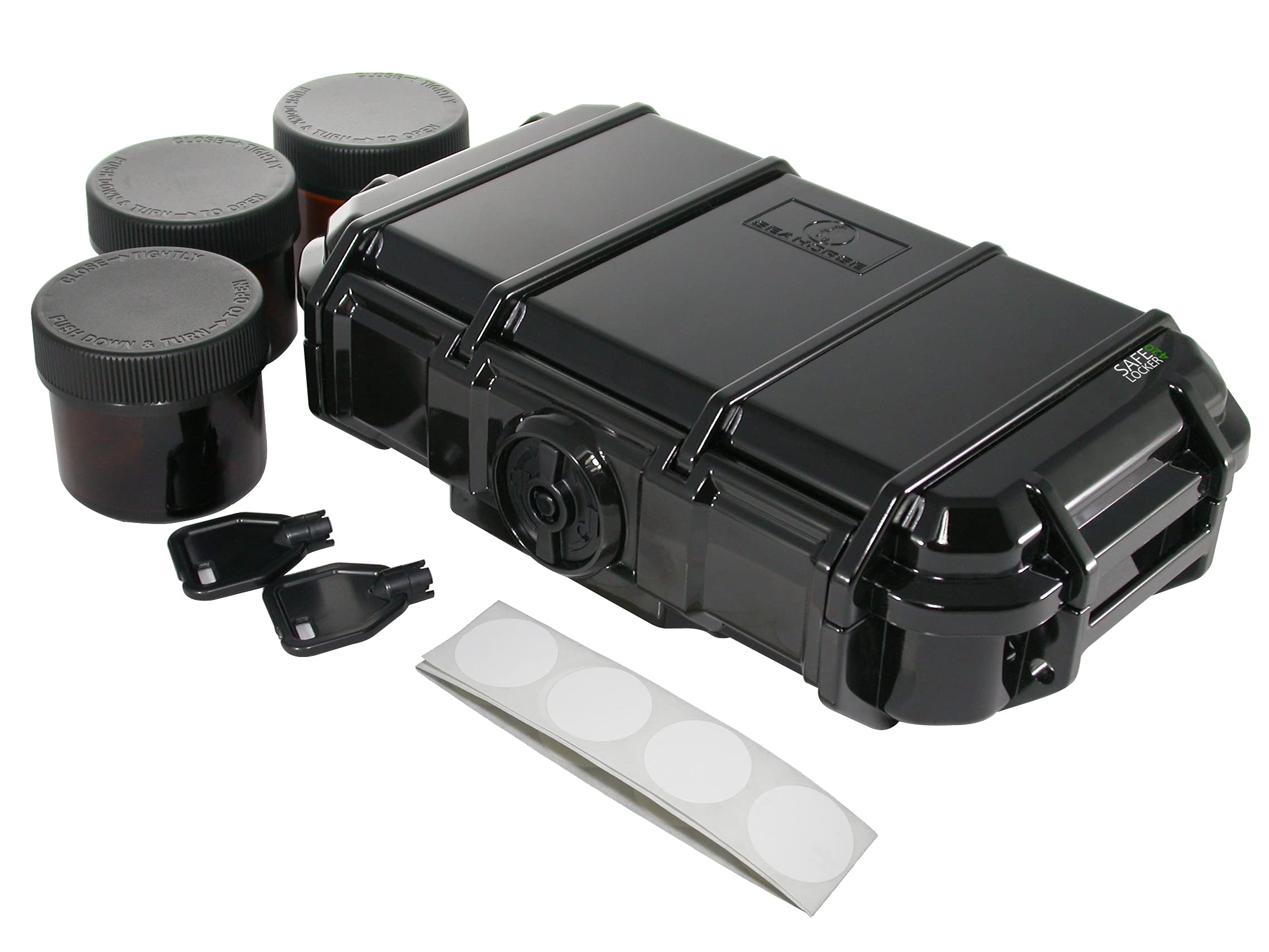 Algopix Similar Product 2 - SAFE LOCKER 420Jet Black Smell Proof