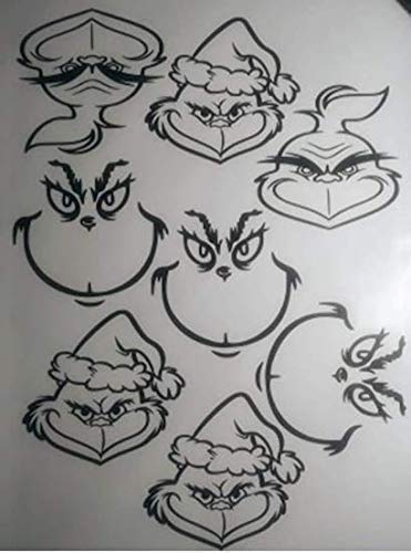 Algopix Similar Product 16 - grinch 8 pack ornament
