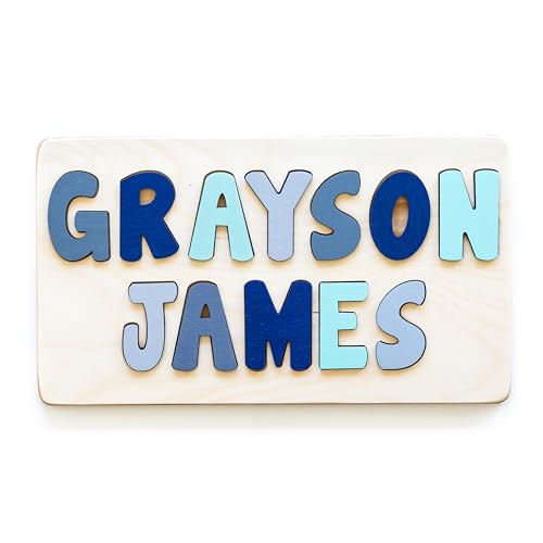 Algopix Similar Product 10 - Personalized Wooden Name Puzzle for