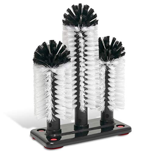 Algopix Similar Product 10 - Commercial Triple 3 Brush Bar Glass